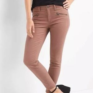 GAP 1969 True Skinny Ankle Zip w/Stretch